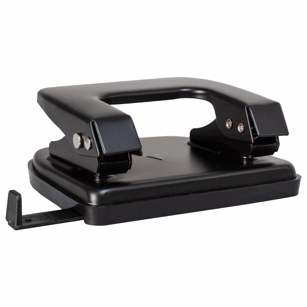 Діркопробивач металевий, 20 аркушів, чорний H-Tone (JJ40206)